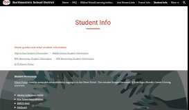 
							         Student Info - Northwestern School District								  
							    