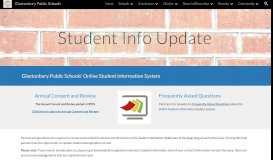 
							         Student Info Update - Glastonbury Public Schools								  
							    