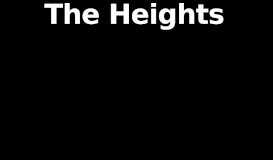 
							         Student Information and Resident Portal | The Heights								  
							    
