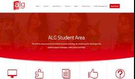 
							         Student Information - Australian Learning Group								  
							    