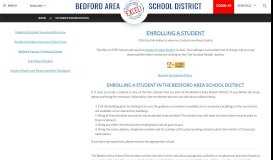 
							         Student Information - Bedford - Bedford Area School District								  
							    