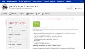 
							         Student Information, Planning & Assessment / Infinite ... - Jefferson City								  
							    