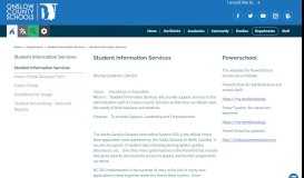 
							         Student Information Services - Onslow County Schools								  
							    