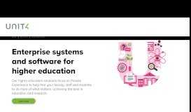 
							         Student Information System for colleges and universities | Unit4 ...								  
							    