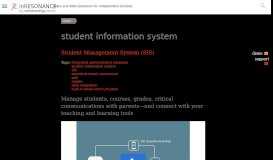 
							         student information system | inRESONANCE								  
							    