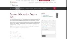 
							         Student Information System (SIS) - Concordia University								  
							    