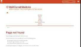 
							         Student Information System - Weill Cornell Medicine								  
							    