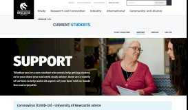 
							         Student IT Account - University of Newcastle								  
							    