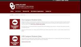 
							         Student Jobs - Jobs - OU - University of Oklahoma								  
							    