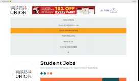 
							         Student Jobs - Solent Students' Union								  
							    