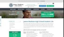 
							         Student Life at JMHS - James Madison High School								  
							    