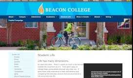
							         Student Life | Beacon College								  
							    