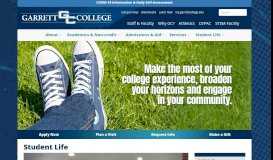 
							         Student Life - Garrett College								  
							    
