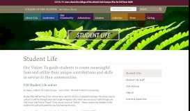 
							         Student Life · Student Life · College of the Atlantic								  
							    