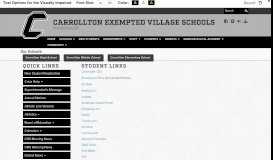 
							         Student Links - Carrollton Exempted Village Schools								  
							    