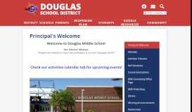 
							         Student Links – Douglas Middle School – Douglas School District								  
							    