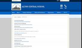 
							         Student Links / Student Links - Alton Central School								  
							    