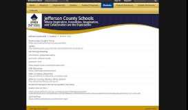 
							         Student Links / Student Links - Jefferson County BOE								  
							    