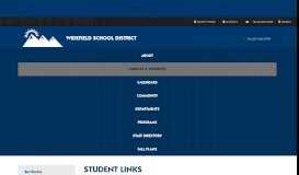 
							         Student Links / Student Links - Widefield School District 3								  
							    