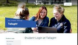
							         Student Login at TU Dublin-Tallaght Campus								  
							    