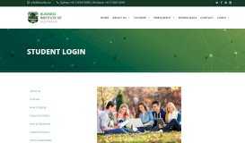 
							         Student Login – Business Institute of Australia								  
							    