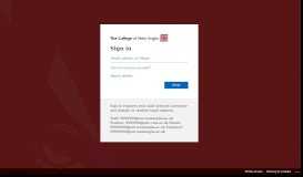 
							         Student Login - College of West Anglia								  
							    