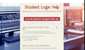 
							         Student Login Help - Smore								  
							    