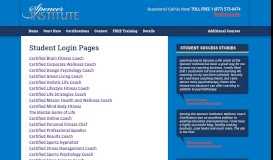
							         Student Login Pages - Spencer Institute Coach Certification ...								  
							    