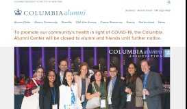 
							         Student Login Portal | Columbia Alumni Association								  
							    