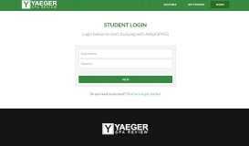 
							         Student Login - Yaeger CPA Review								  
							    