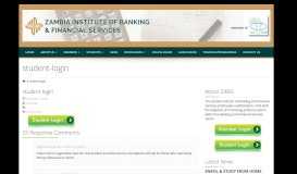 
							         student-login – Zambia Institute of Banking & Financial Services								  
							    