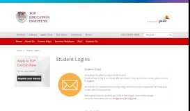 
							         Student Logins - Top Education								  
							    