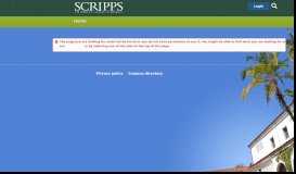 
							         Student - Main Page | Scripps Portal								  
							    