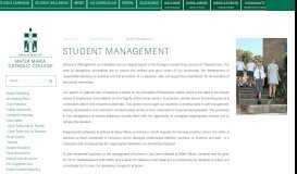 
							         Student Management - Mater Maria								  
							    