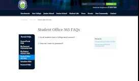 
							         Student Office 365 FAQs | Portals | Somerset College | Gold Coast								  
							    