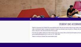 
							         STUDENT ONE RESIDENTS PORTAL								  
							    