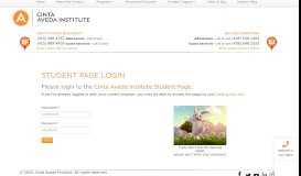 
							         Student Page Login — Cinta Aveda Institute — Bay Area's Top ...								  
							    