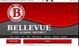 
							         Student & Parent Login Links - Bellevue School District								  
							    