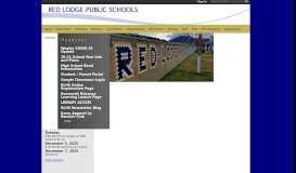 
							         Student / Parent Portal - Red Lodge Public Schools								  
							    