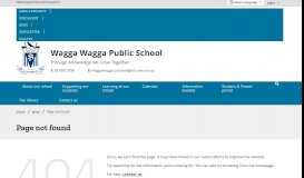 
							         Student & Parent Portal - Wagga Wagga Public School								  
							    