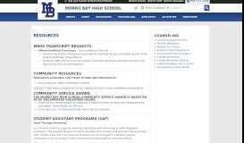 
							         Student & Parent Resources - Morro Bay High School - San Luis ...								  
							    