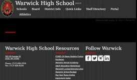 
							         Student Passwords - Warwick School District								  
							    