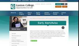 
							         Student Persistence & Success Plan (SPSP) - Gaston College								  
							    