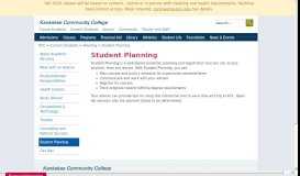 
							         Student Planning - Kankakee Community College								  
							    