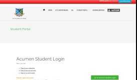
							         Student Portal – Ace Acumen Academy								  
							    