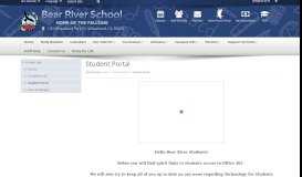 
							         Student Portal - Bear River School								  
							    