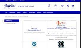 
							         Student Portal / BHS Student Portal Page								  
							    
