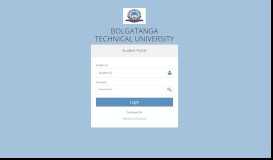
							         Student Portal | BOLGATANGA POLYTECHNIC								  
							    
