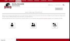 
							         Student Portal / Burlingame High School Online Portals								  
							    
