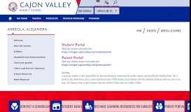 
							         Student Portal - Cajon Valley Union School District								  
							    